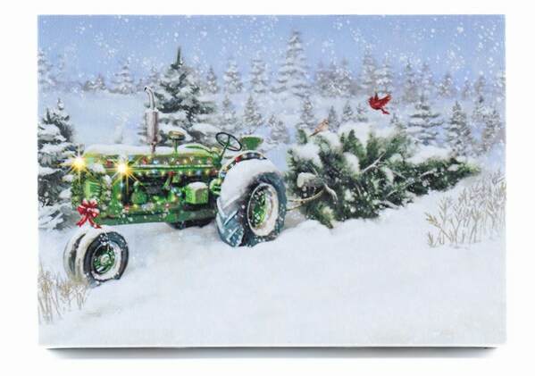 Item 558230 Green Tractor Print