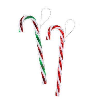 Item 568198 Red/White/Green Candy Cane Ornament