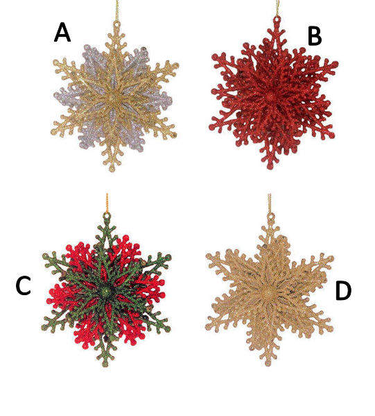 Item 582004 Layered Snowflake Ornament
