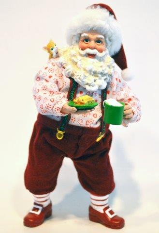 Item 599101 Santa With Hot Chocolate