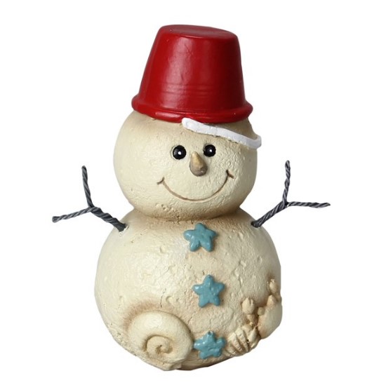 Item 601050 Small Sand Snowman Figure