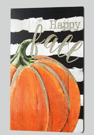 Item 601151 Happy Fall/Harvest Pumpkin Table Block Sign