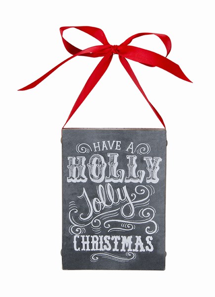 Item 642136 Have A Holly Jolly Christmas Chalk Sign