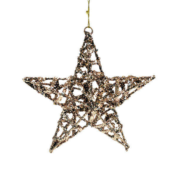 Item 808054 Gold Star Ornament