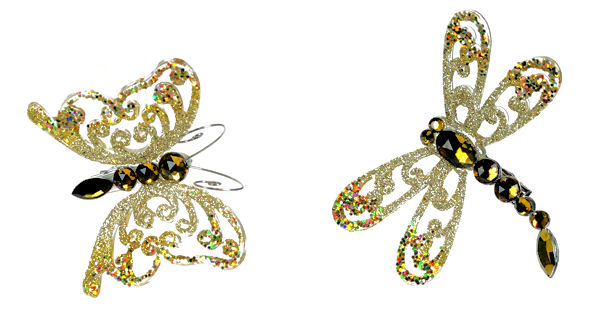 Item 812021 Butterfly/Dragonfly Clip Ornament