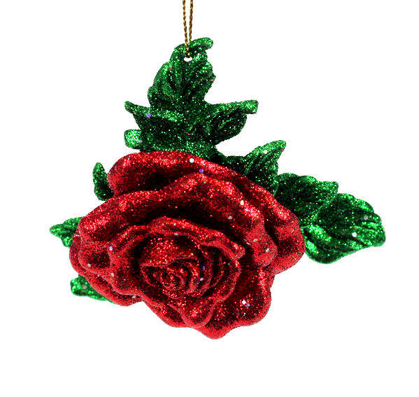 Item 812028 Rose Ornament
