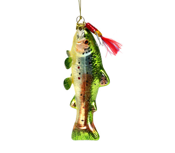 Item 820091 Fish With Lure Ornament