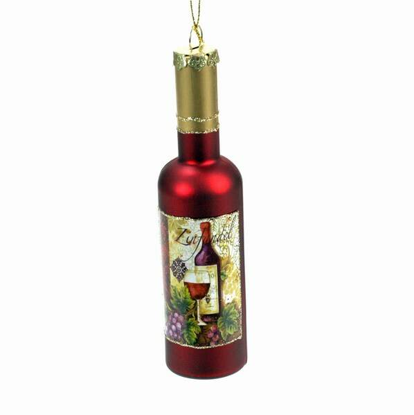 Item 825045 Red Wine Bottle Ornament