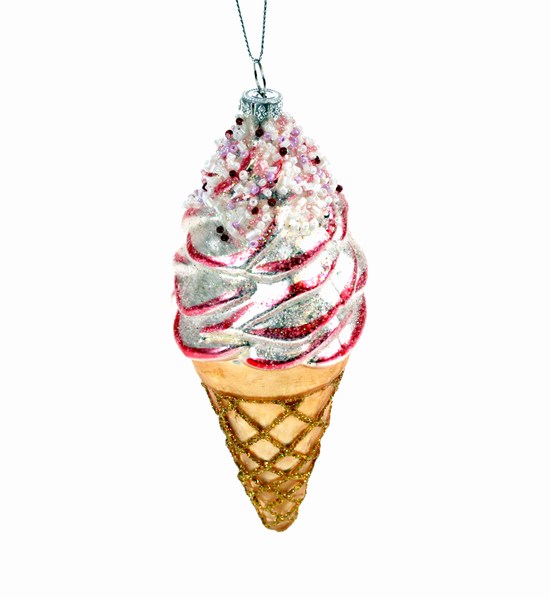 Item 844023 Ice Cream Cone Ornament
