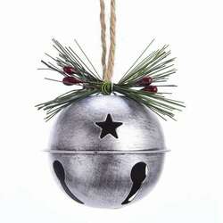Thumbnail Silver Jingle Bell Ornament