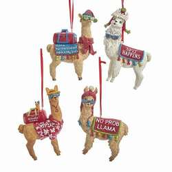 Item 100415 Cool Yule Llama/Alpaca Ornament