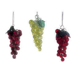 Thumbnail Beaded Grapes Ornament