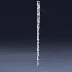 Thumbnail Set of 12 Clear Icicle Ornaments