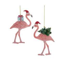 Thumbnail Coastal Flamingo Ornament