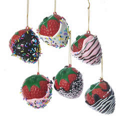 Thumbnail Chocolate Covered Strawberry Ornament