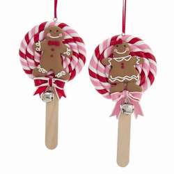 Item 101343 Gingerbread Lollipop Ornament