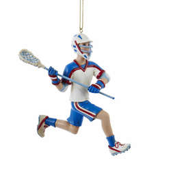 Item 101432 Boy Lacrosse Player Ornament