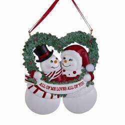 Thumbnail Snowman Couple All Of Me Ornament