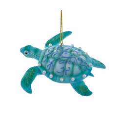 Item 101517 Blue Green Under The Sea Turtle Ornament