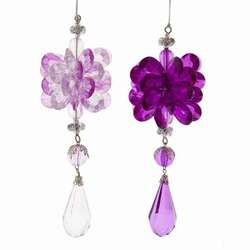 Item 101520 Purple Dangle Ornament