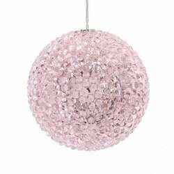 Item 101810 Pink Bead Ball Ornament