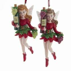 Item 101914 Wine Fairy Ornament