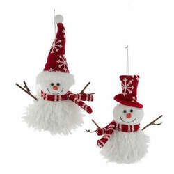 Thumbnail Poly Snowman Ornament