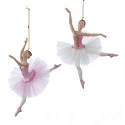 Item 102648 thumbnail Pink/White Ballerina Ornament