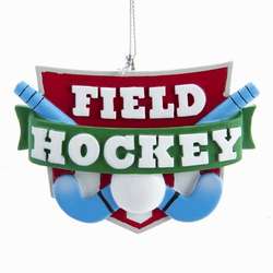 Item 102751 Field Hockey Ornament