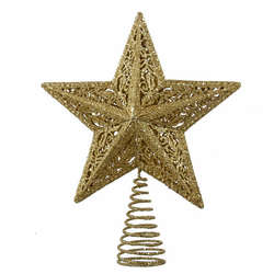 Item 103024 Gold Leaf Star Tree Topper