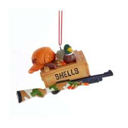 Thumbnail Shotgun Shell Box With Duck Ornament