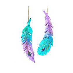 Thumbnail Peacock Color Feather Ornament