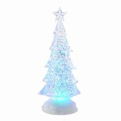 Item 104108 LED Light Up Glitter Water Tree