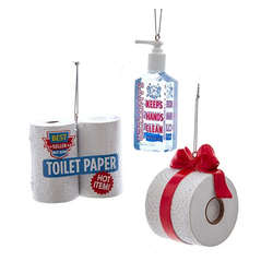 Item 104172 Toilet Paper/Hand Sanitizer Ornament