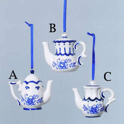 Item 104326 Delft Blue Teapot Ornament