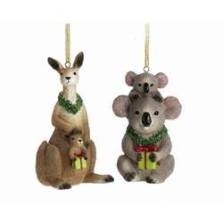 Item 104365 Kangaroo/Koala Ornament
