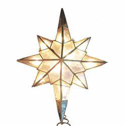 Thumbnail Clear Star Tree Topper With 10 Lights