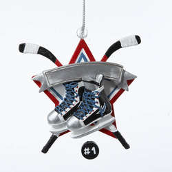 Item 104724 Personalizable Ice Hockey Ornament