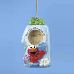 Item 104788 Elmo Baby's First Christmas Mini Photo Frame Ornament