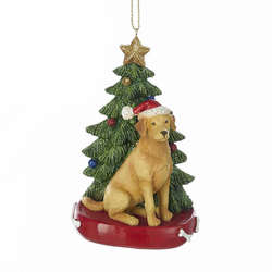 Item 104800 thumbnail Yellow Labrador Retriever Ornament