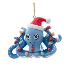 Item 105745 thumbnail Whimsical Blue Octopus Ornament