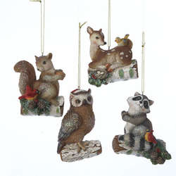 Item 105955 Woodland Animal Ornament