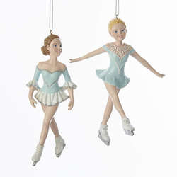 Item 106212 Icy Blue Girl Ice Skater Ornament