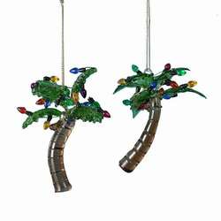 Item 106444 Palm Tree With Lights Ornament