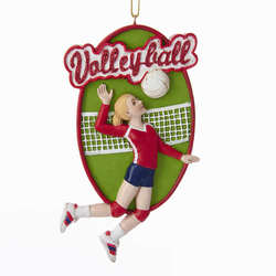 Item 106627 Volleyball Girl Ornament