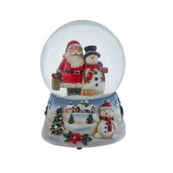 Item 107064 Santa With Snowman Waterglobe
