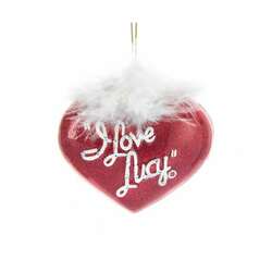 Item 107097 I Love Lucy Heart With Boa Ornament