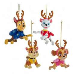 Item 107103 Paw Patrol With Antler Ornament