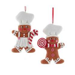 Thumbnail Claydough Gingerbread Chef Ornament