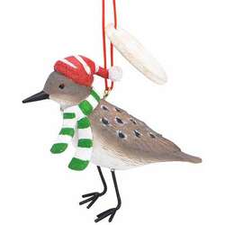 Thumbnail Sand Piper With Tag Ornament